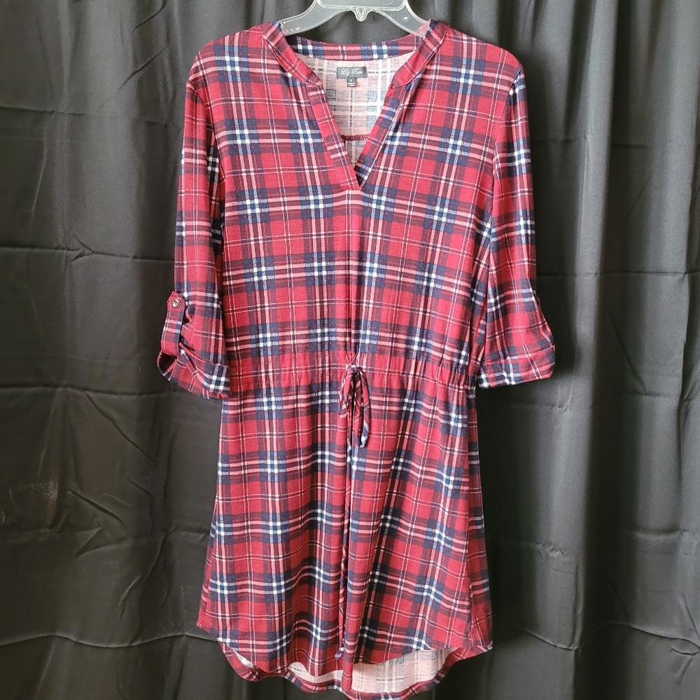 Flannel dress - small